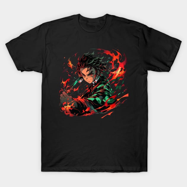 tanjiro T-Shirt by pokermoment